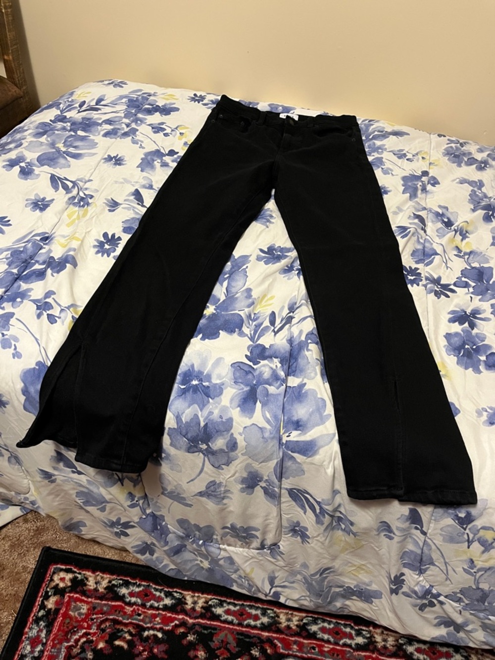 pistola Black Flared Wide-Leg Jeans